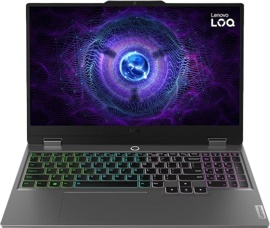 Gaming laptop with RGB lighting