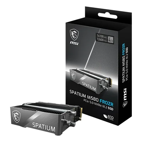 4TB MSI Spatium M580 (M.2 2280) PCIe 5.0 NVMe