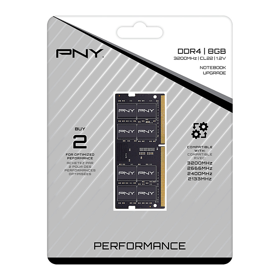 8GB PNY PERFORMANCE - SODIMM 3200 - CL22