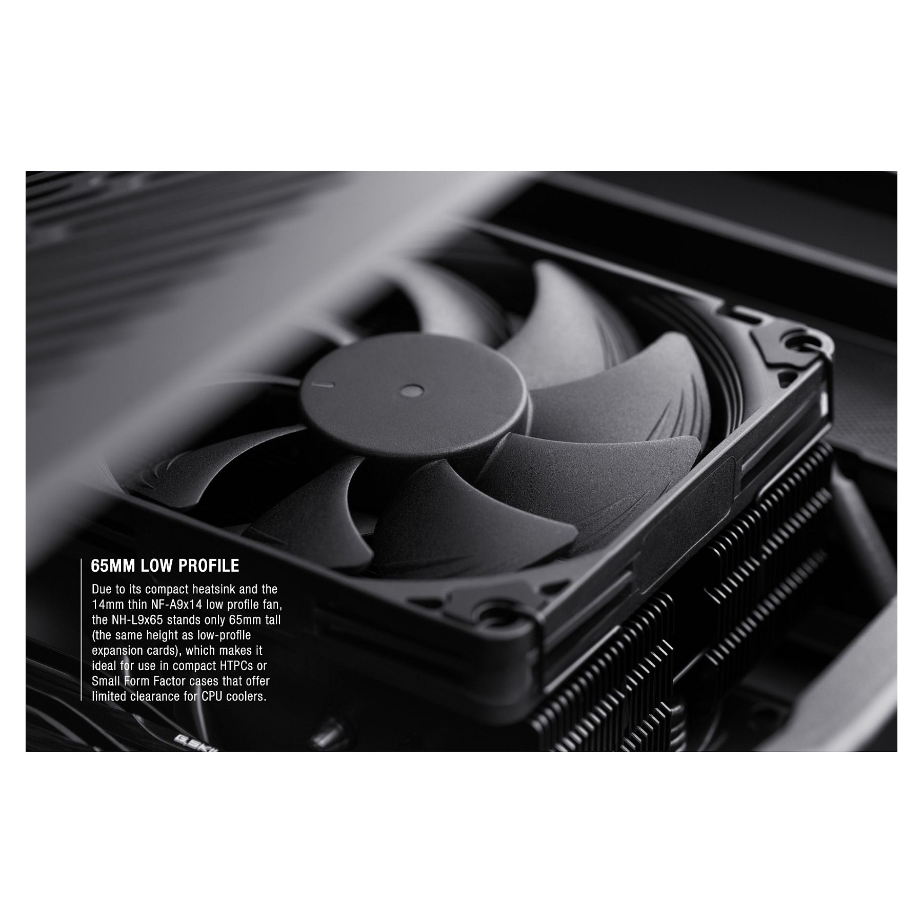 K Noctua chromax.black NH-L9x65 - Processor-Air Cooler