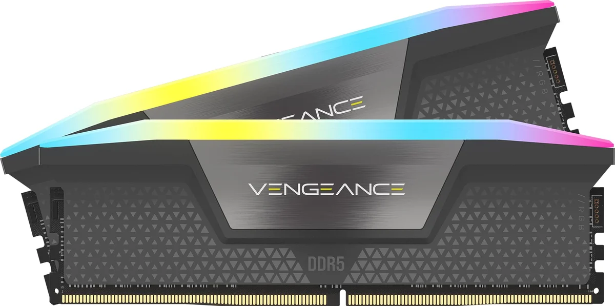 16GB CORSAIR VENGEANCE RGB D5 5200 16GB (2 x 8GB) CL40 AMD EXPO & Intel X