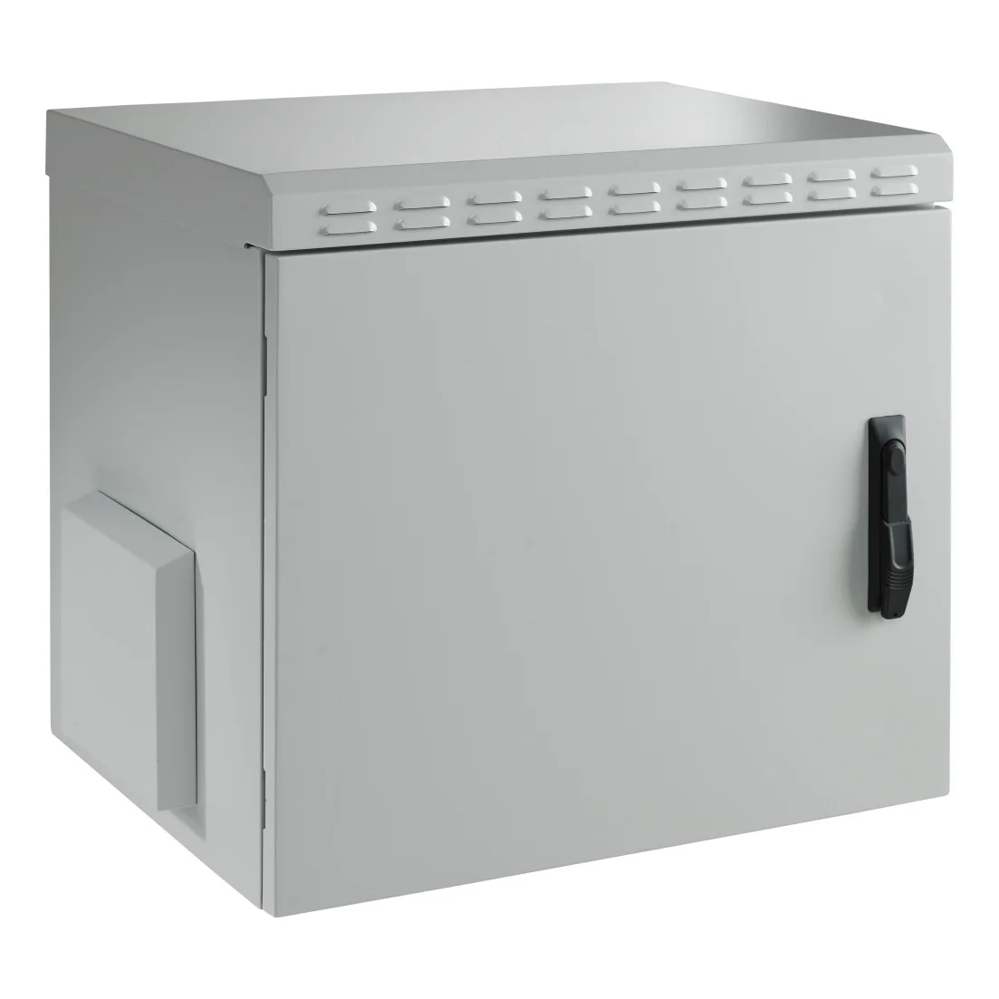 19" Netzwerkschrank 42HE 800x1000, IP55, mit vormontiertem Sockel, RAL7035