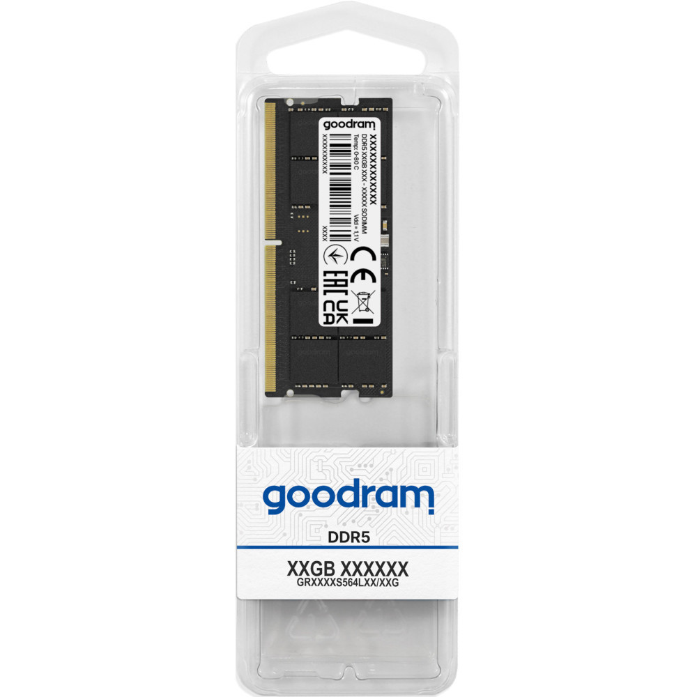 GOODRAM RAM DDR5 SR SODIMM 5600MHz CL46 16GB