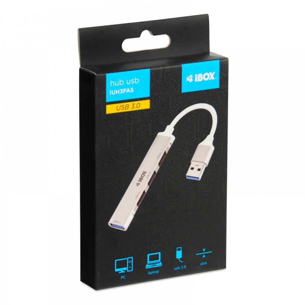 I-BOX HUB USB3.0 TO 4 PORTS (1X USB3.0 + 3X USB2.0)