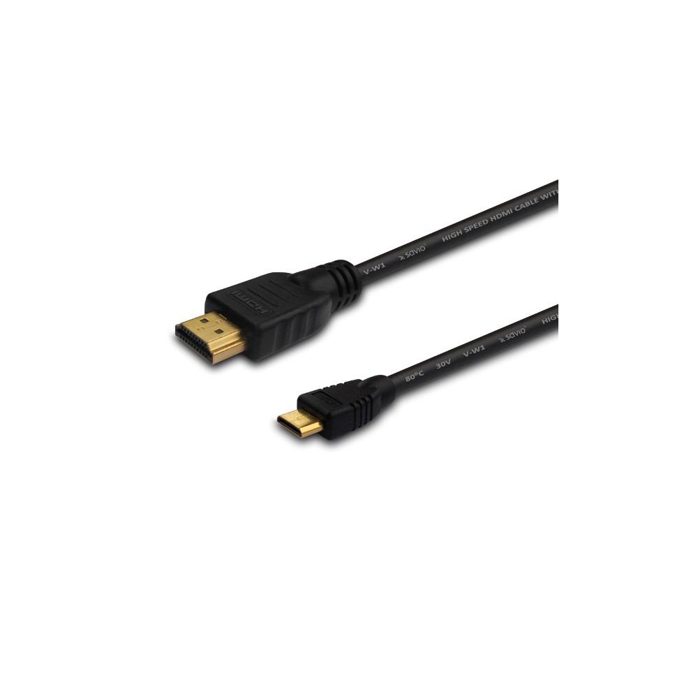 SAVIO CABLE HDMI (M) TO MINI HDMI (M) V1,4 1.5M