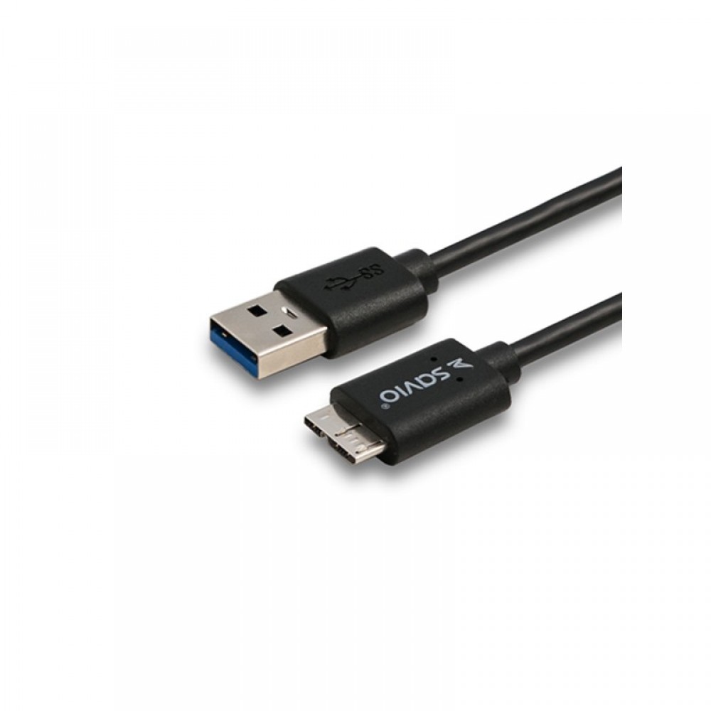 SAVIO CABLE USB 3.0A (M) TO USB Micro 3.0 TYPE B (M) 1M
