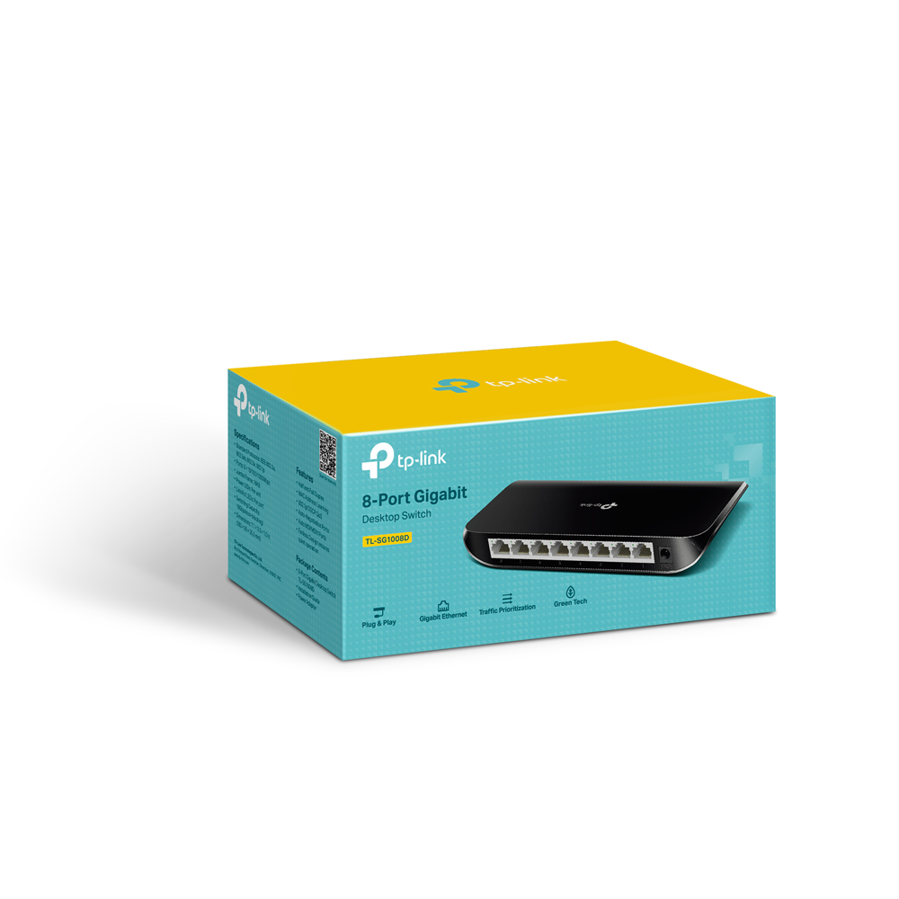 TP-LINK SWITCH 8-PORT GIGABIT SG1008D