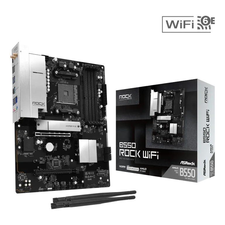 ASRock B550 Rock WiFI AM4 ATX VGA