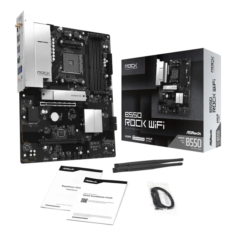 ASRock B550 Rock WiFI AM4 ATX VGA