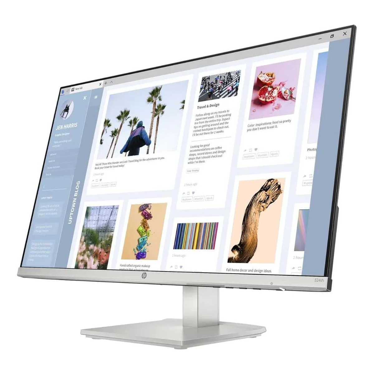 Hp HP Series 5 524sh 24'' FHD Monitor, Height adjust