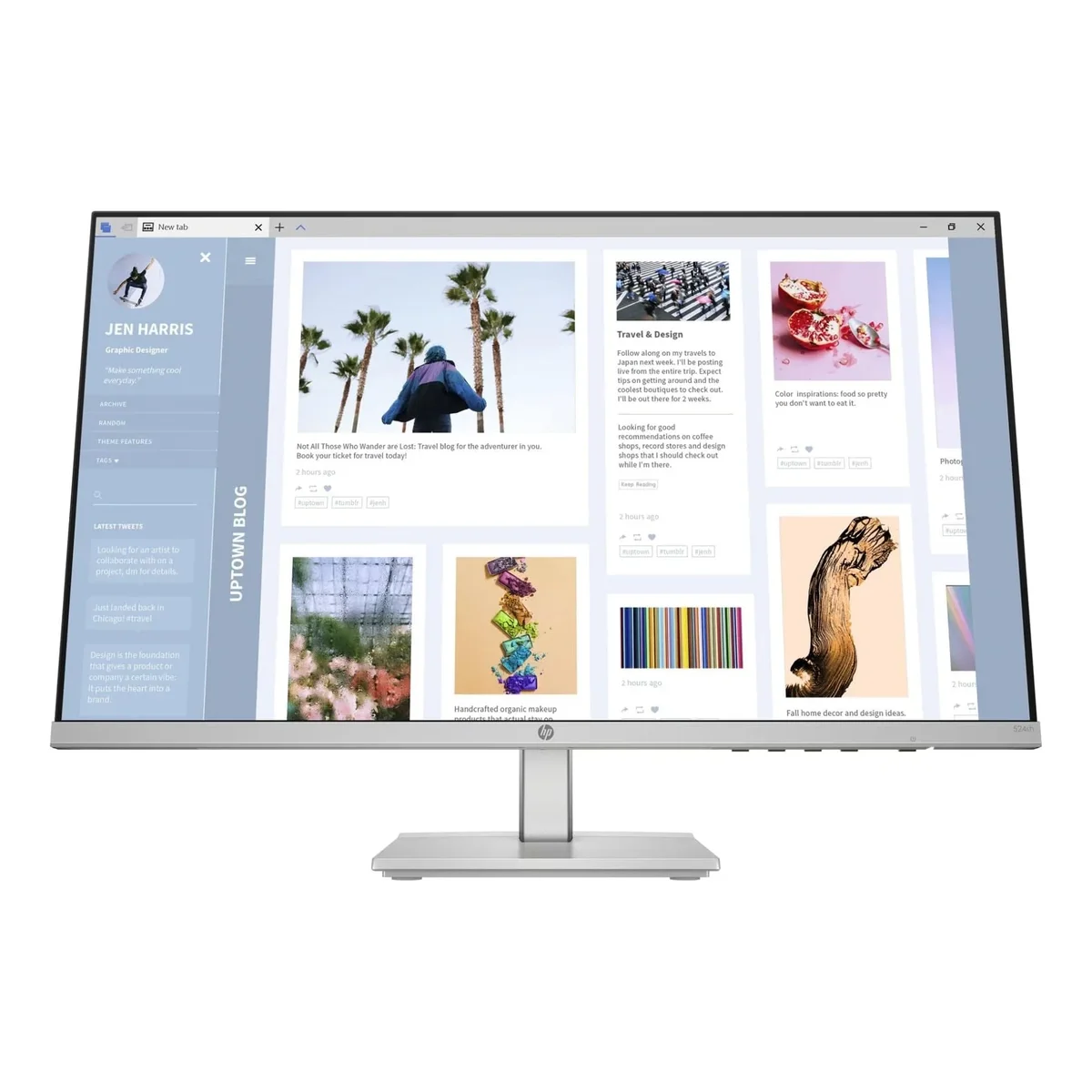 Hp HP Series 5 524sh 24'' FHD Monitor, Height adjust