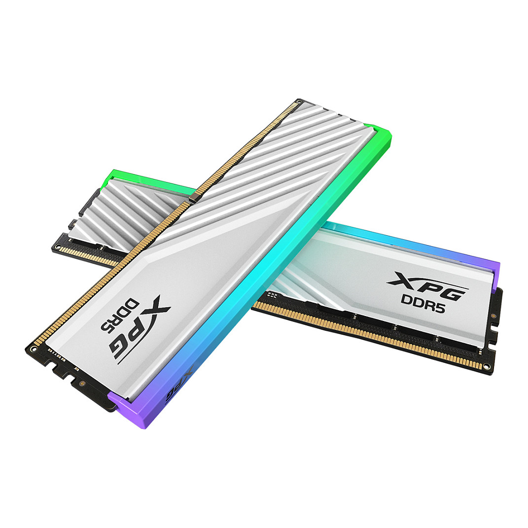 48 GB ADATA DIMM 6000 (2x 24 GB) Dual-Kit (wei, AX5U6000C3024G-DTLABRWH, Lancer Blade RGB, INTEL XMP, AMD EXPO) CL30
