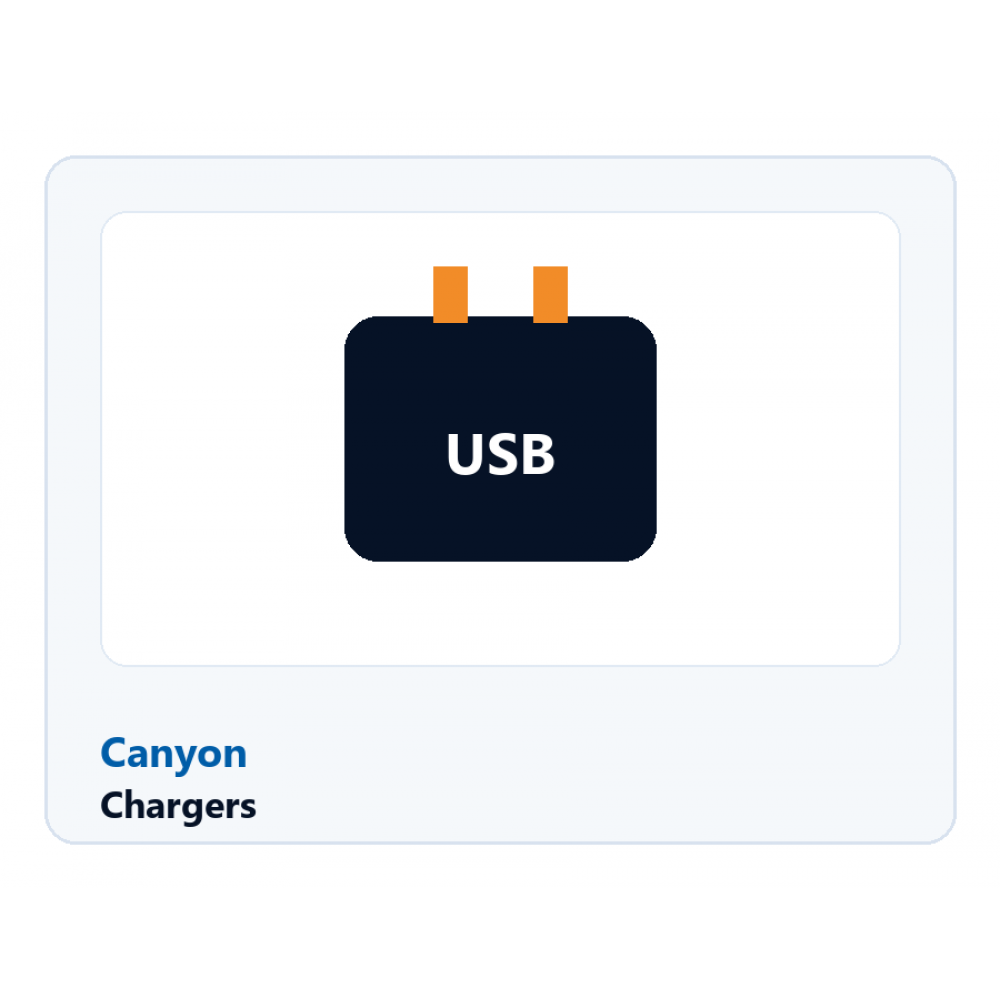 CANYON USB Universal Car Charger With Protection, 2.1A CNE-CCA02B