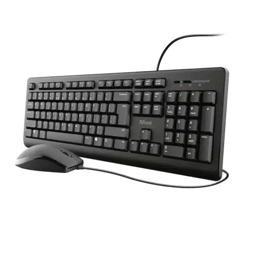 TRUST PRIMO WIRED KEYBOARD &amp; MOUSE US 23970
