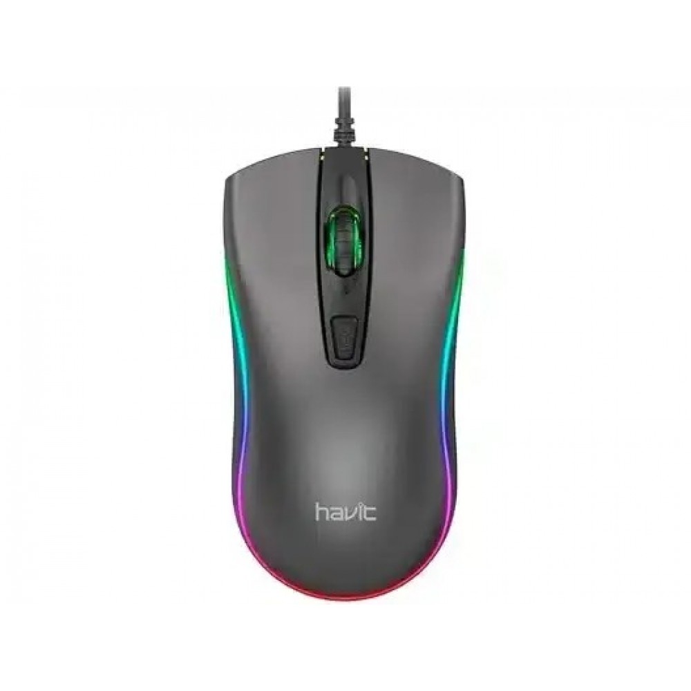 HAVIT WIRED GAMING MOUSE MS72 GREY