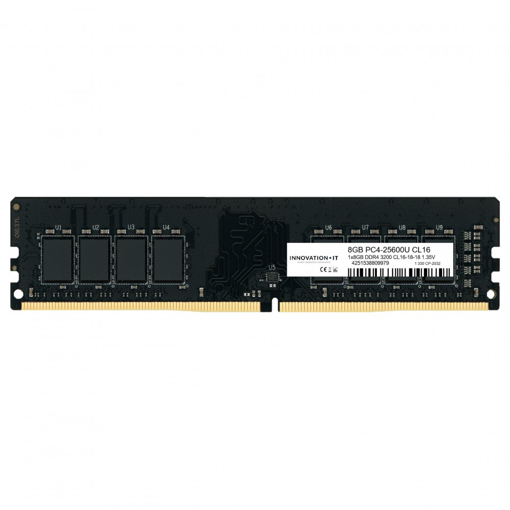 3200 8GB Innovation IT CL16-18-18 1.35V LD 8-Chip