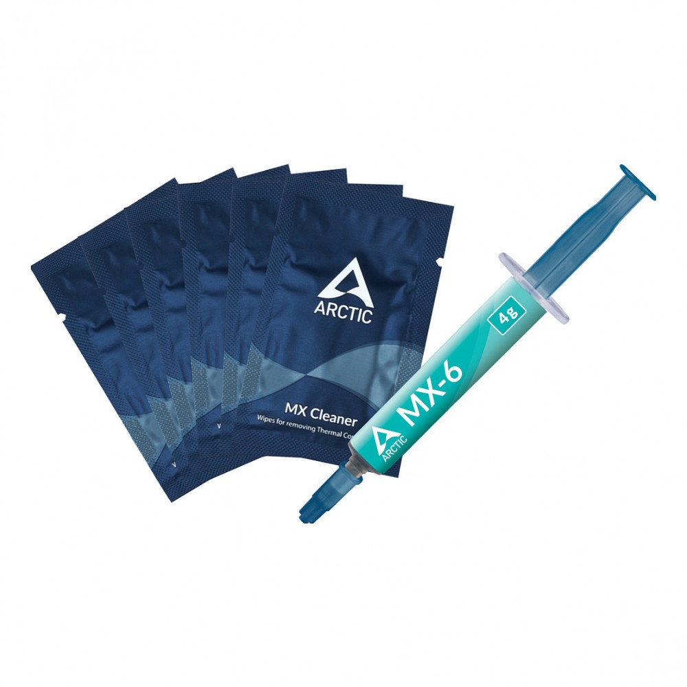 K Arctic MX-6 - Wärmeleitpaste - 4 g - Grau + 6x Cleaner