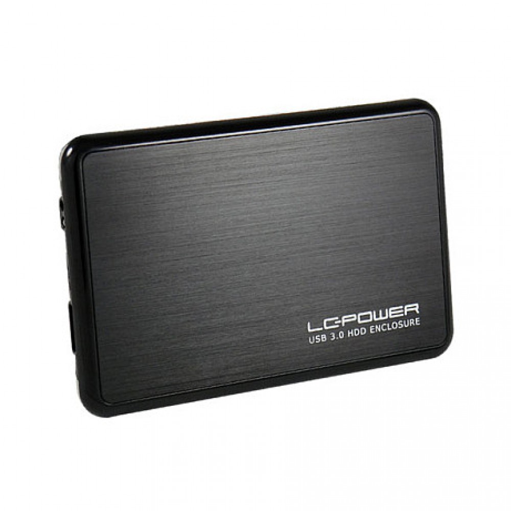 6cm SATA USB3 LC-Power Alu black