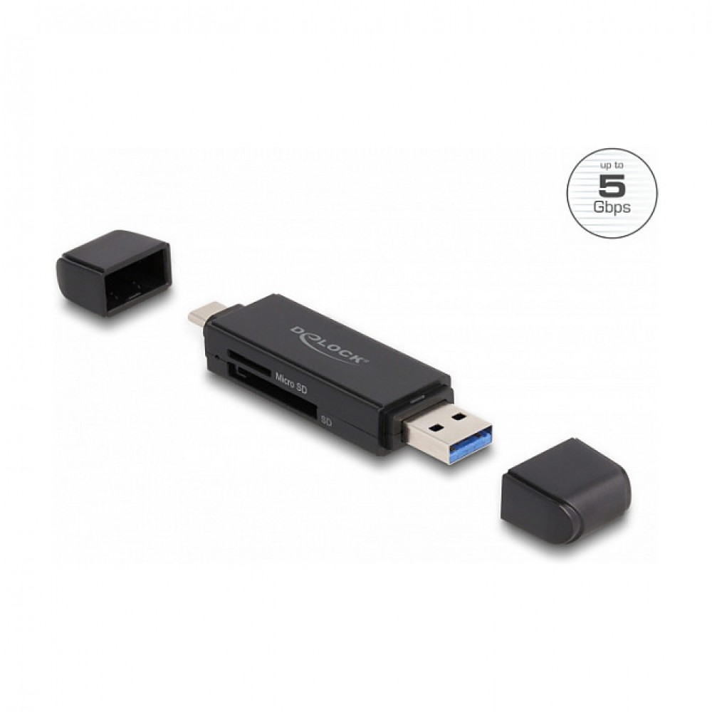 Delock Card Reader SuperSpeed USB 5 Gbps USB Type-CTM