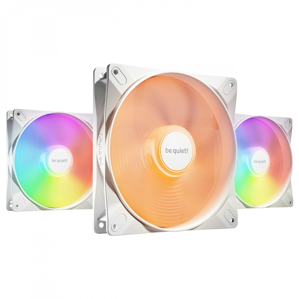 be quiet! LIGHT WINGS LX 140mm PWM 3-Pack White