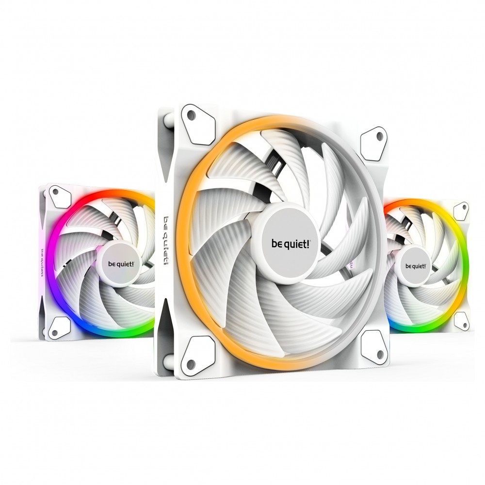 be quiet! Light Wings White | 140mm PWM high-speed Triple-Pack