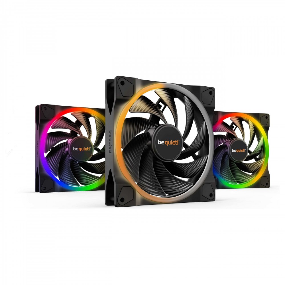 be quiet! Light Wings | 140mm PWM Triple Pack high-speed