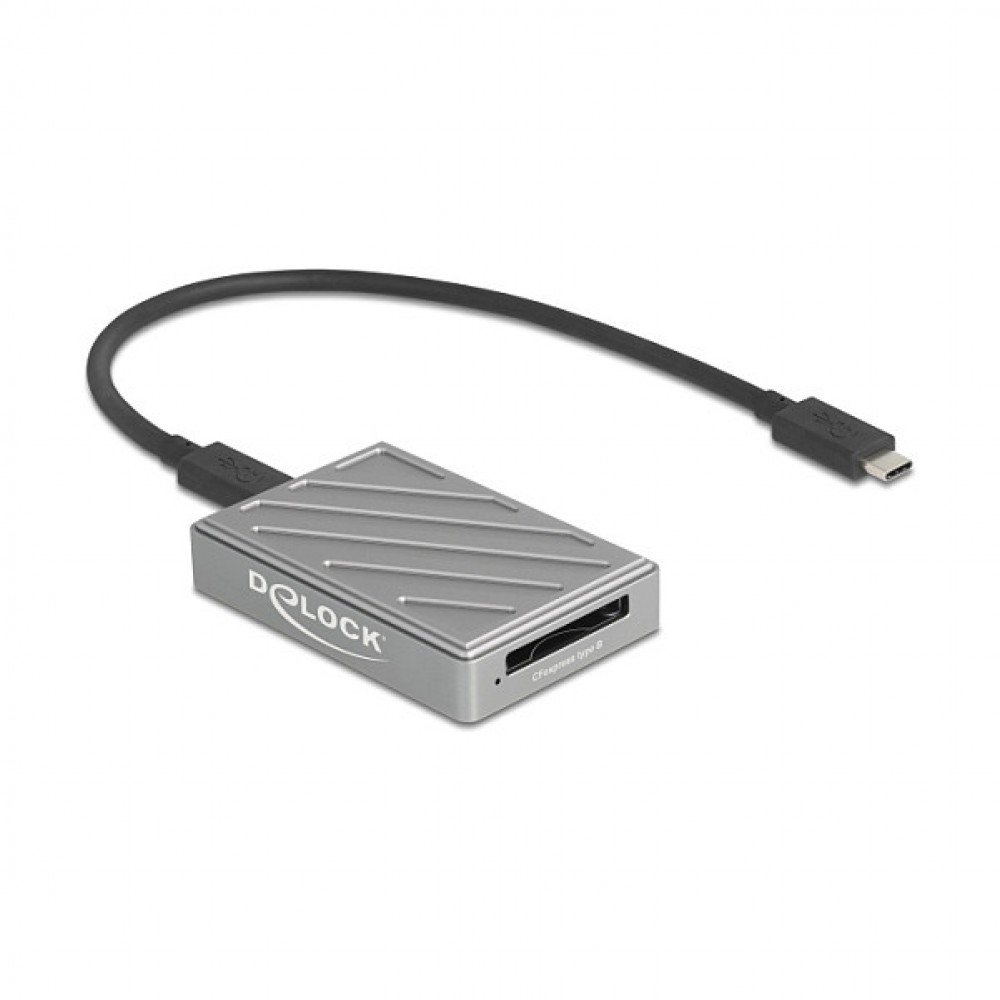 Delock 40 Gbps USB Type-CTM Card Reader für CFexpress Typ B Speicherkarten
