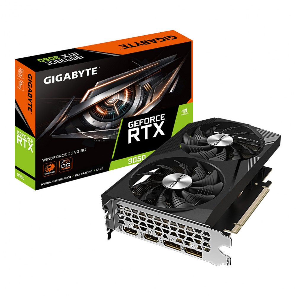 GIGABYTE GeForce RTX 3050 WINDFORCE OC V2 8G