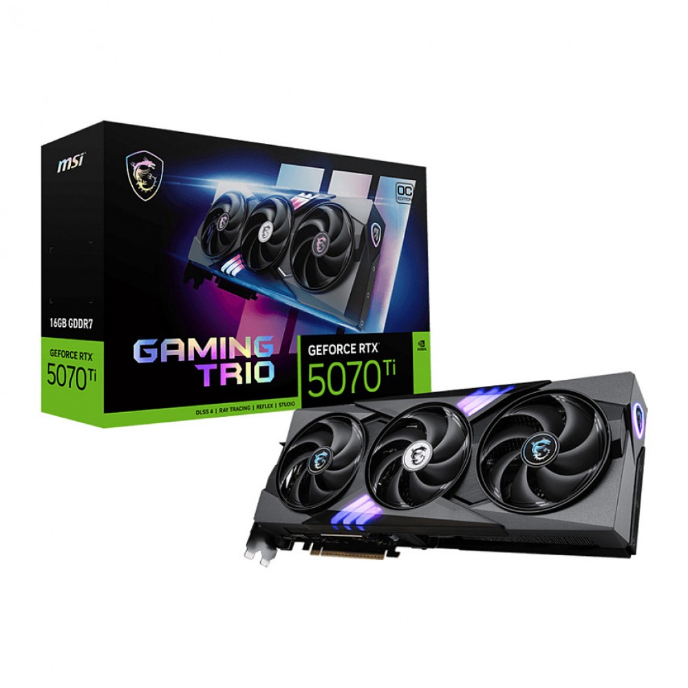 MSI GAMING GeForce RTX 5070 Ti 16G TRIO OC