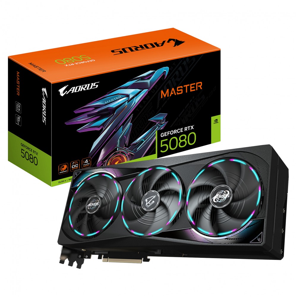 GIGABYTE AORUS GeForce RTX 5080 MASTER 16G