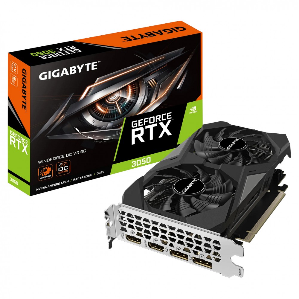 GIGABYTE GeForce RTX 3050 WINDFORCE OC V2 6G