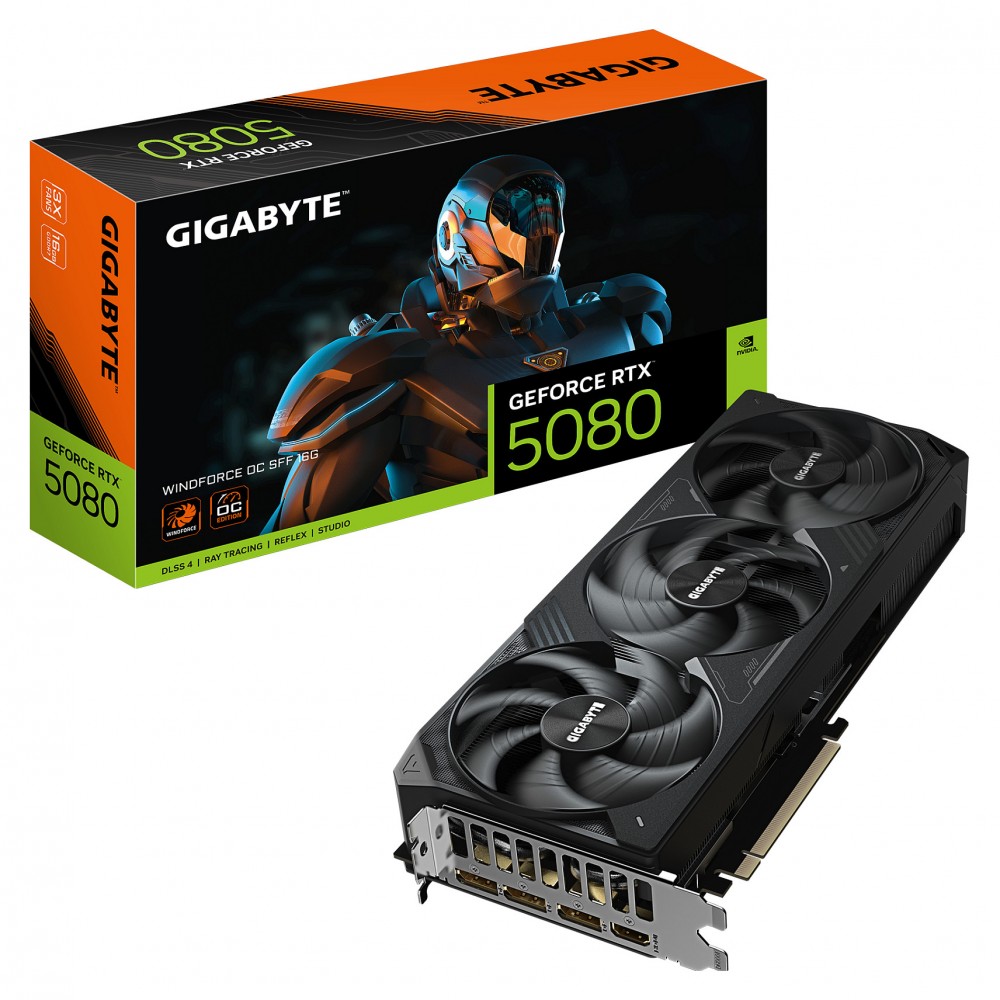 GIGABYTE GeForce RTX 5080 WINDFORCE OC SFF 16G