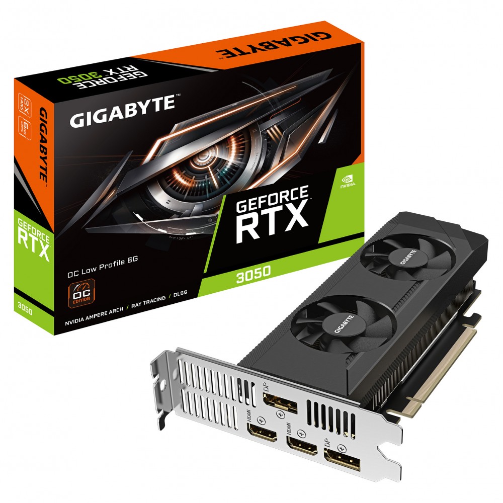 GIGABYTE GeForce RTX 3050 OC Low Profile 6G