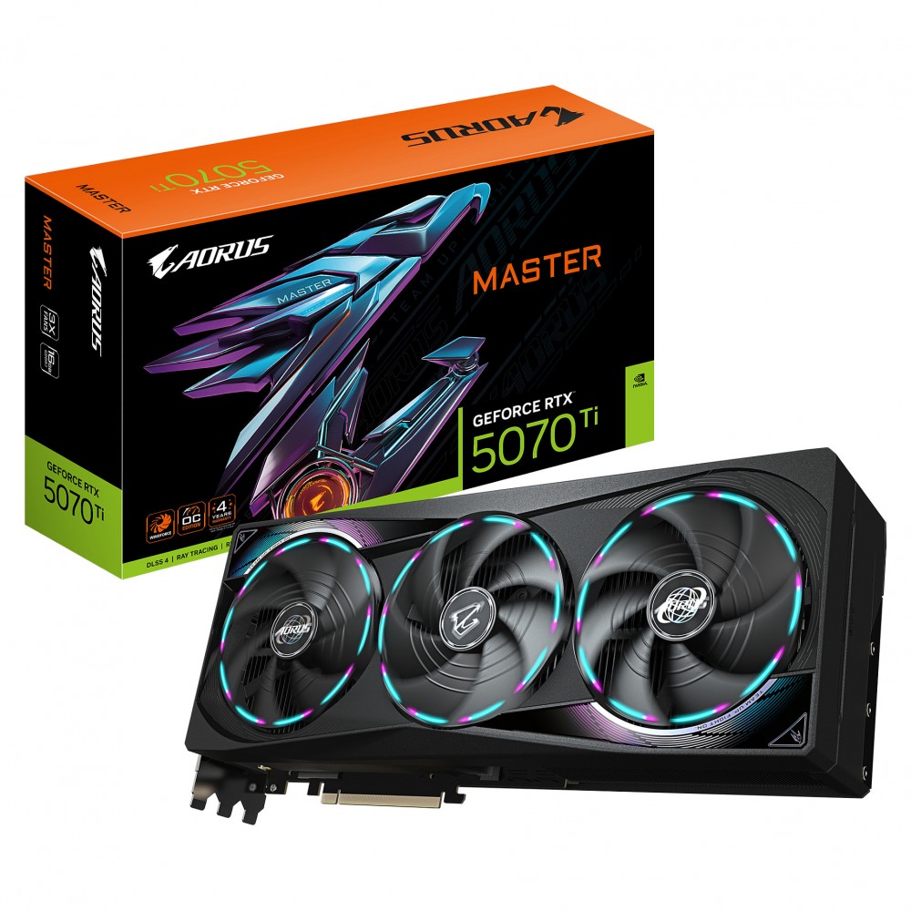 GIGABYTE AORUS GeForce RTX 5070 Ti MASTER 16G