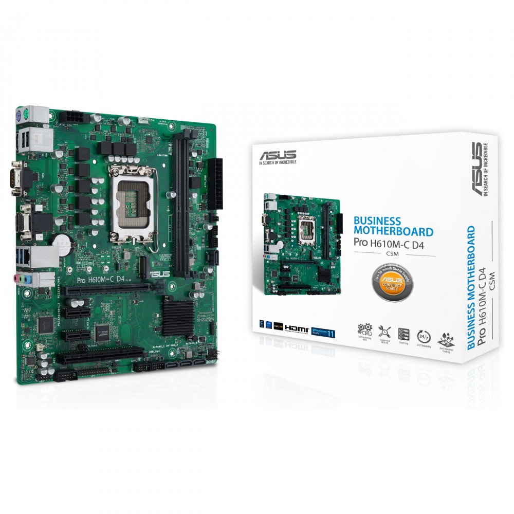 ASUS PRO H610M-C D4-CSM