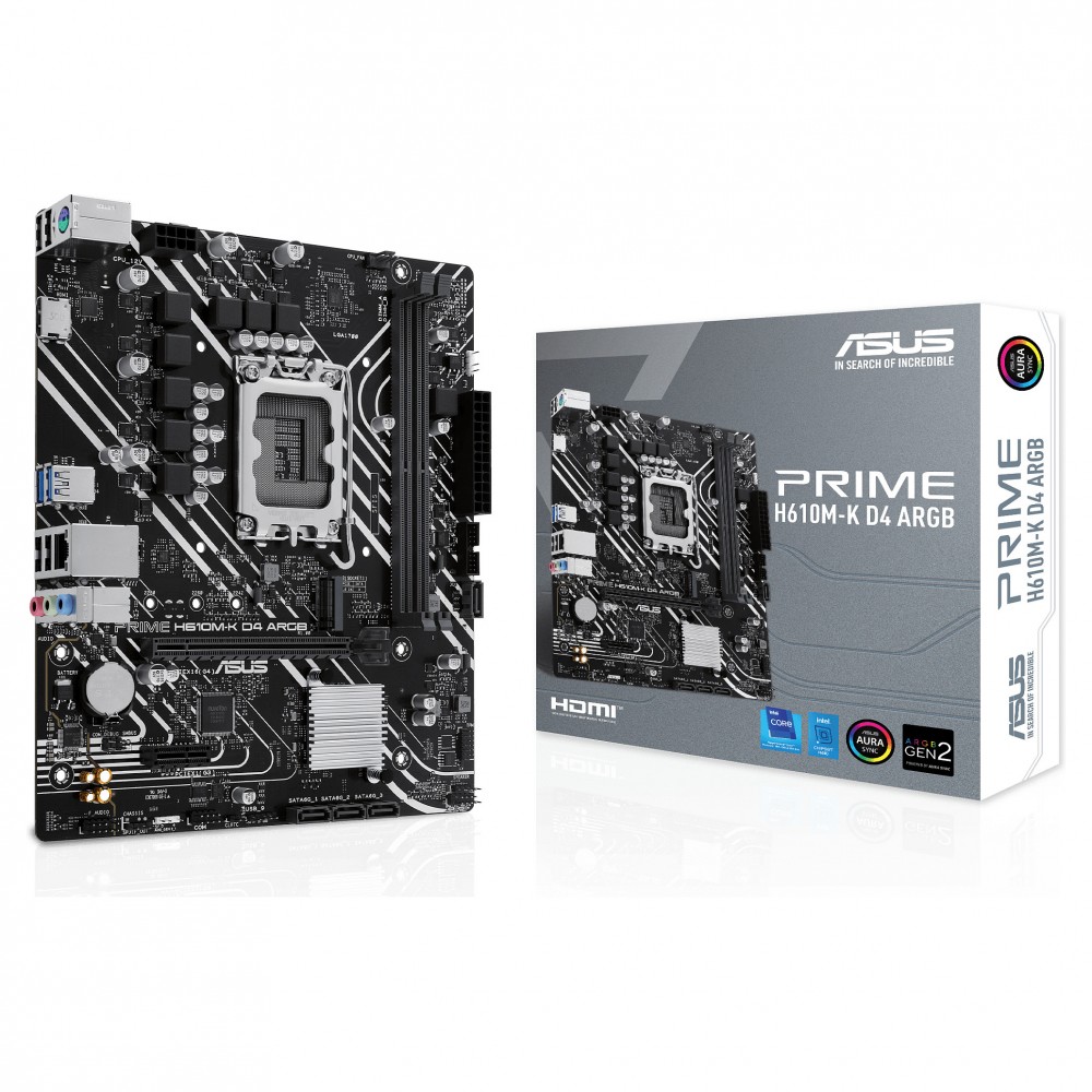 ASUS PRIME H610M-K D4 ARGB