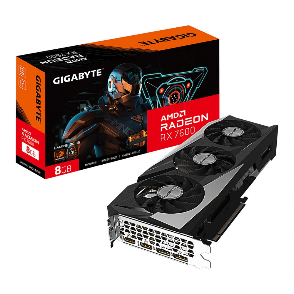GIGABYTE GAMING Radeon RX 7600 OC 8G