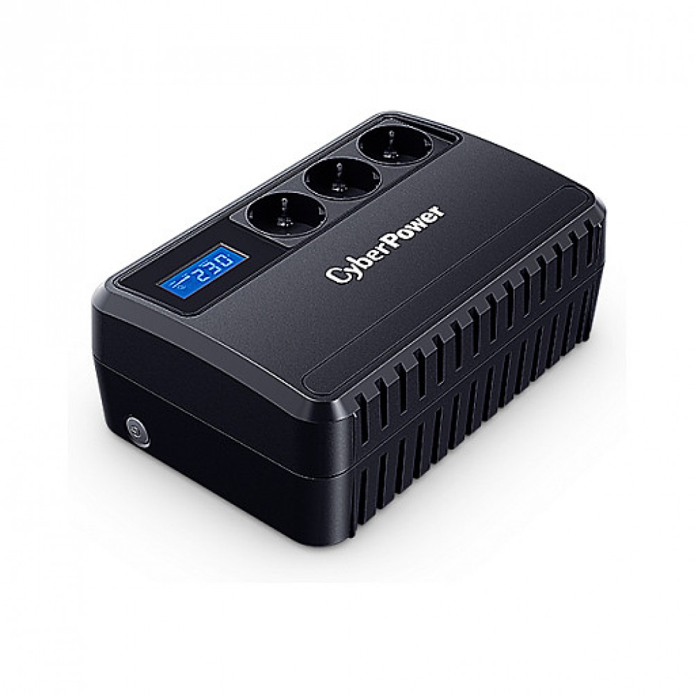 CyberPower BU Basic BU650EULCD 650VA 360W 3x Schukostecker-Anschluss u. USB