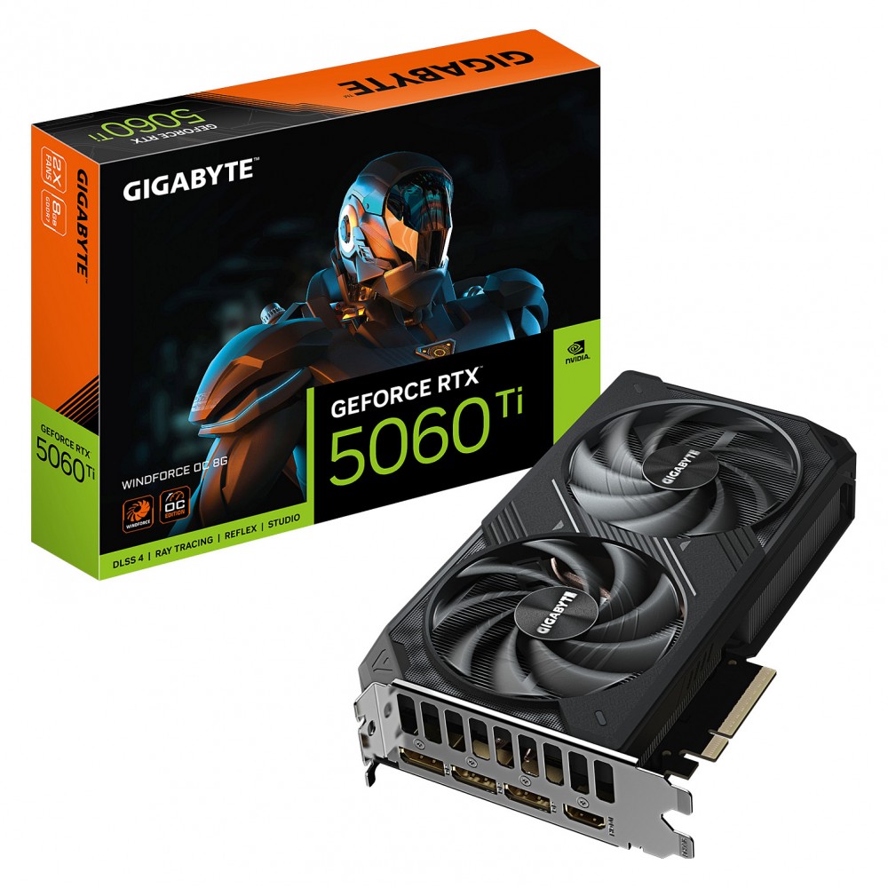GIGABYTE GeForce RTX 5060 Ti WINDFORCE OC 8G