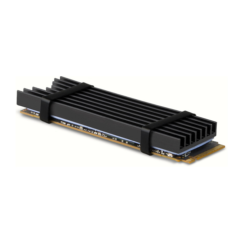 CLR-M2L6 passiver M.2-SSD-Heatsink - 2280, 6 mm Height, Aluminium, black