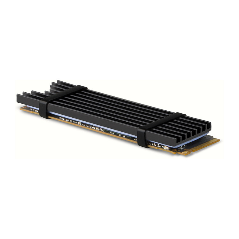 CLR-M2L3 passiver M.2-SSD-Heatsink - 2280, 3 mm Height, Aluminium, black