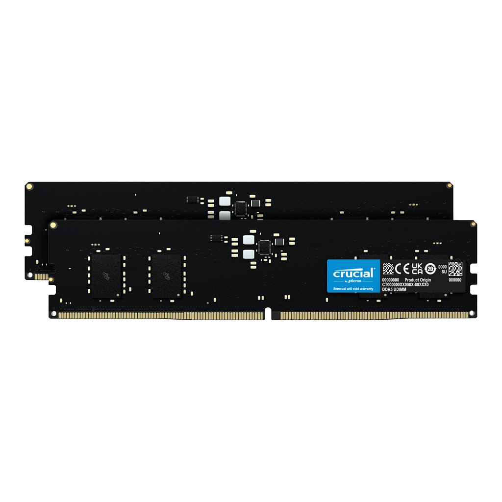 16 GB Crucial DIMM 5600 (2x 8 GB) Dual-Kit (black, CT2K8G56C46U5, INTEL XMP, AMD EXPO) CL46