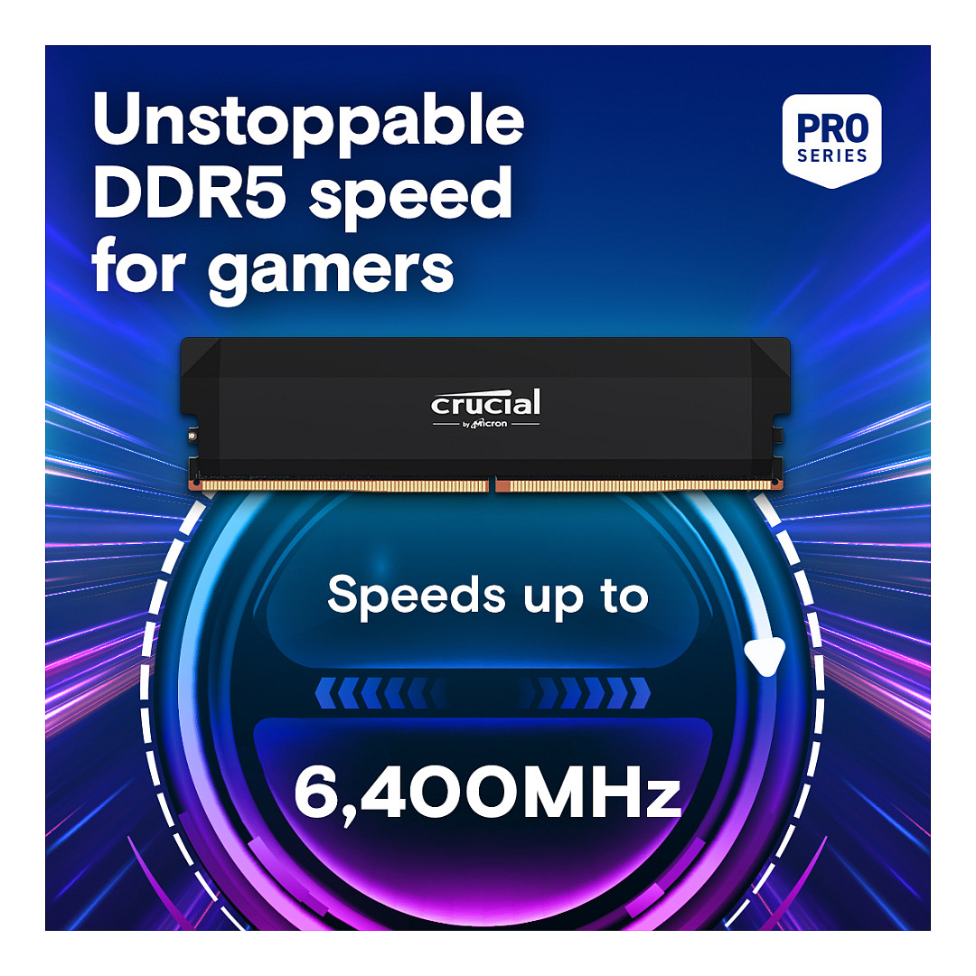 Crucial Pro 6000 Kit 64GB 2x32GB UDIMM CL40 B Overclocking