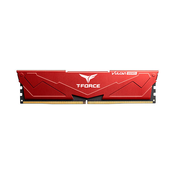 32GB Team Group T-Force Vulcan DDR5 Desktop Memory rot , 6.400 MHz CL40