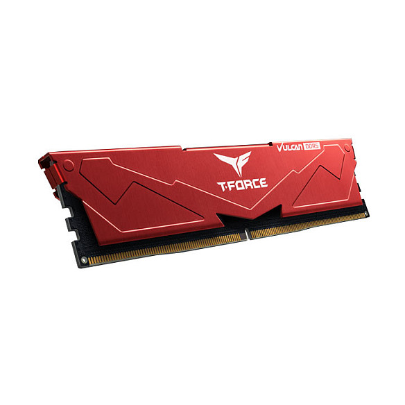 32GB Team Group T-Force Vulcan DDR5 Desktop Memory rot , 6.400 MHz CL40