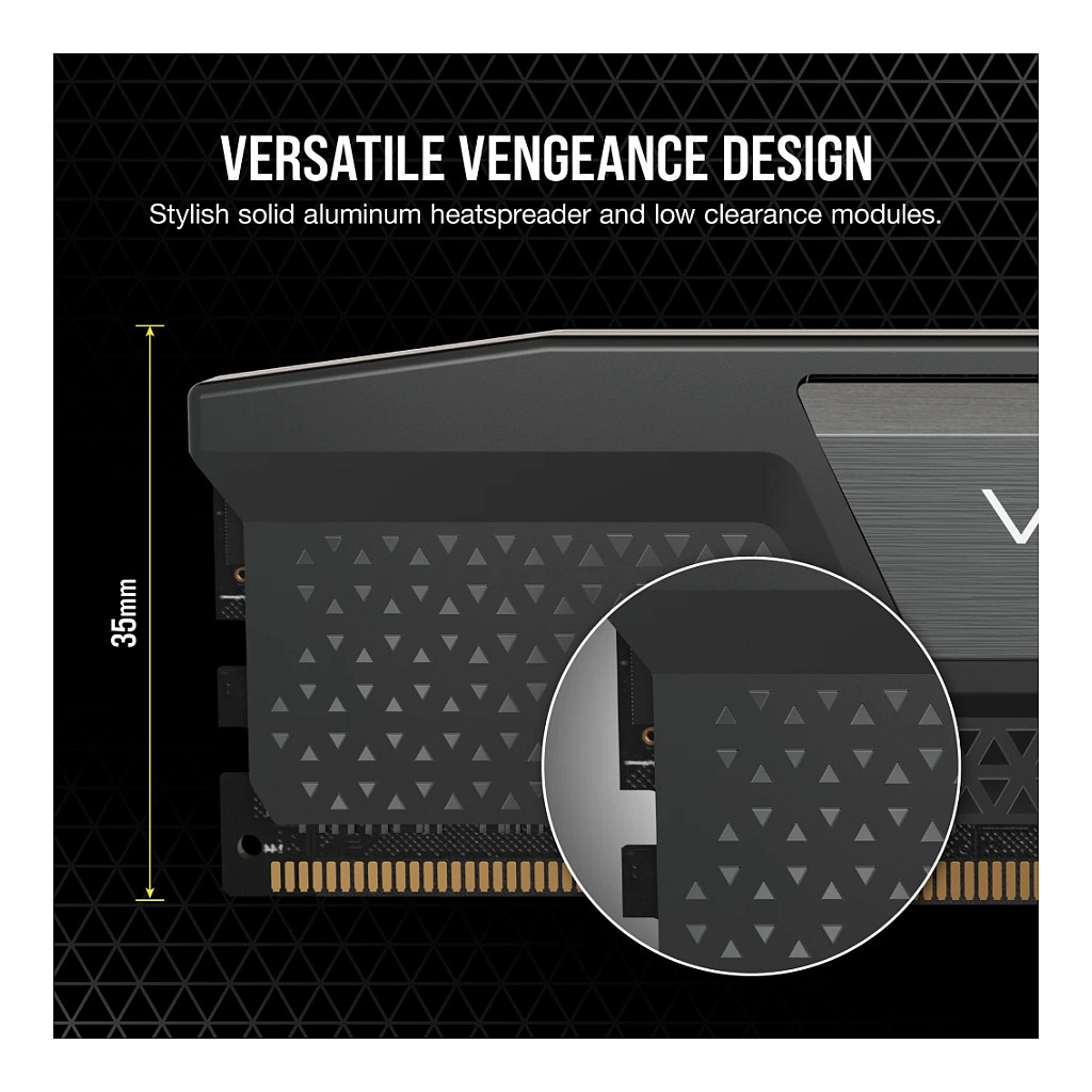 32GB PC 6000 CL36 CORSAIR KIT (2x16GB) VENGEANCE Grey retail CL40