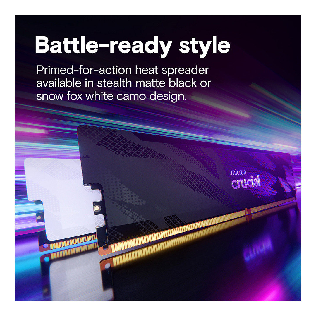Crucial Pro 6400 Kit 32GB 2x16GB UDIMM CL32 B Overclocking
