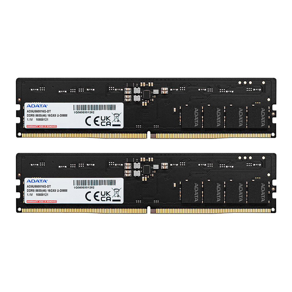 32GB ADATA DIMM 5600 (2x 16 GB) Dual-Kit (AD5U560016G-DT, Premier Tray, INTEL XMP) CL46