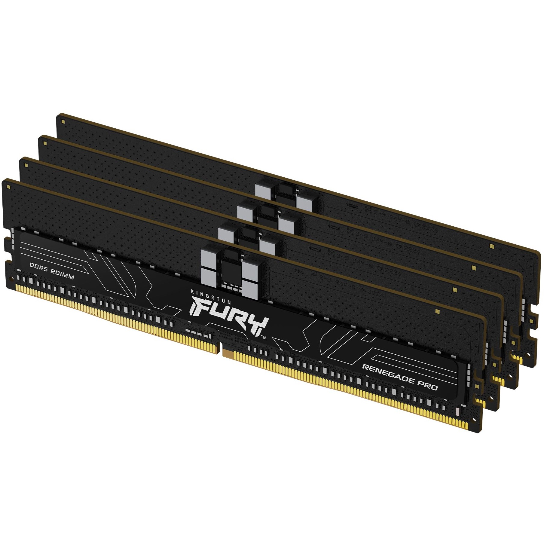 KINGSTON 128GB 6400MT/s DDR5 ECC Reg CL32 DIMM Kit of 4 FURY Renegade Pro EXPO