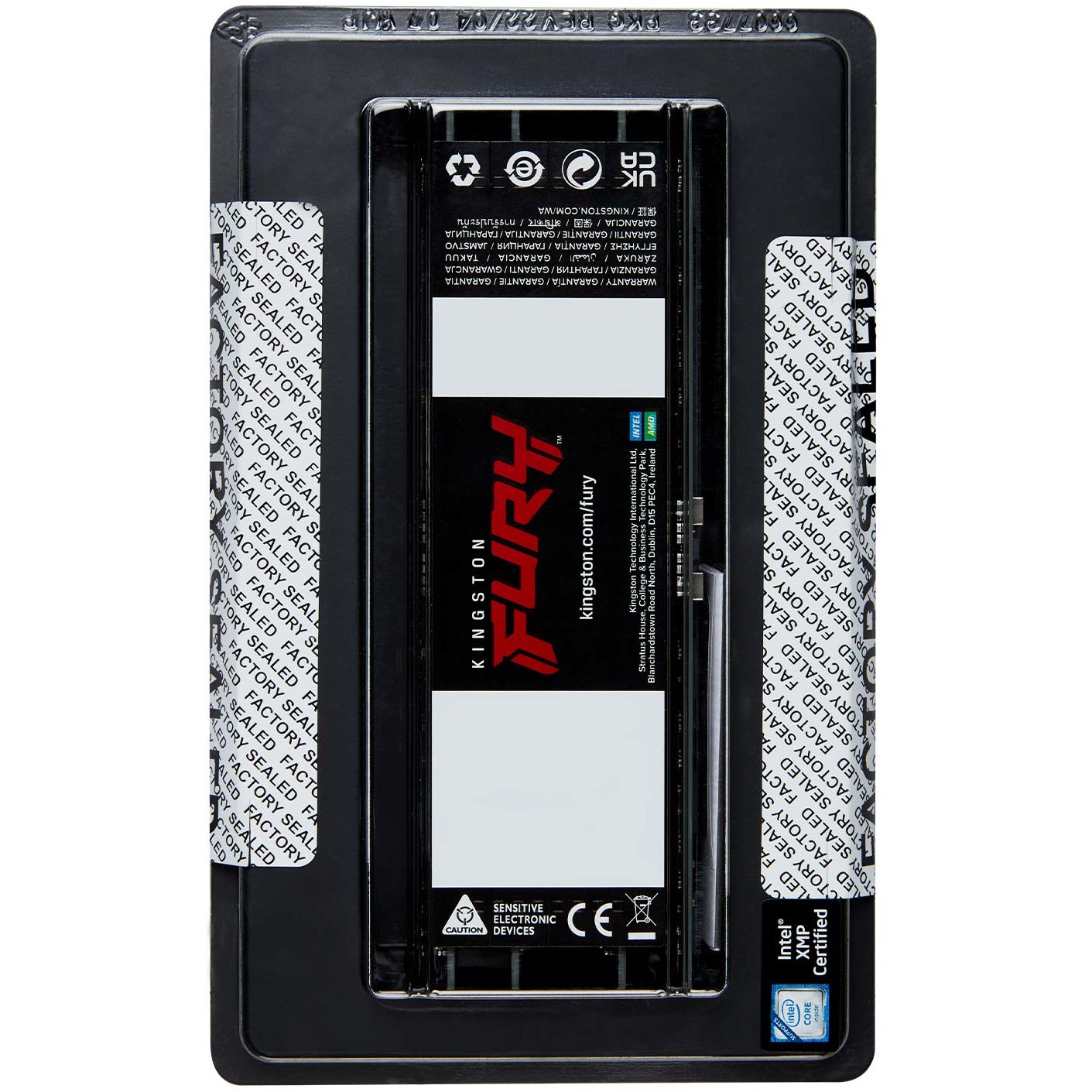 KINGSTON 128GB 6400MT/s DDR5 ECC Reg CL32 DIMM Kit of 4 FURY Renegade Pro EXPO